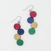 SYLCA Multi Color Eva Dangle Earrings - TG26E01 - MULTI