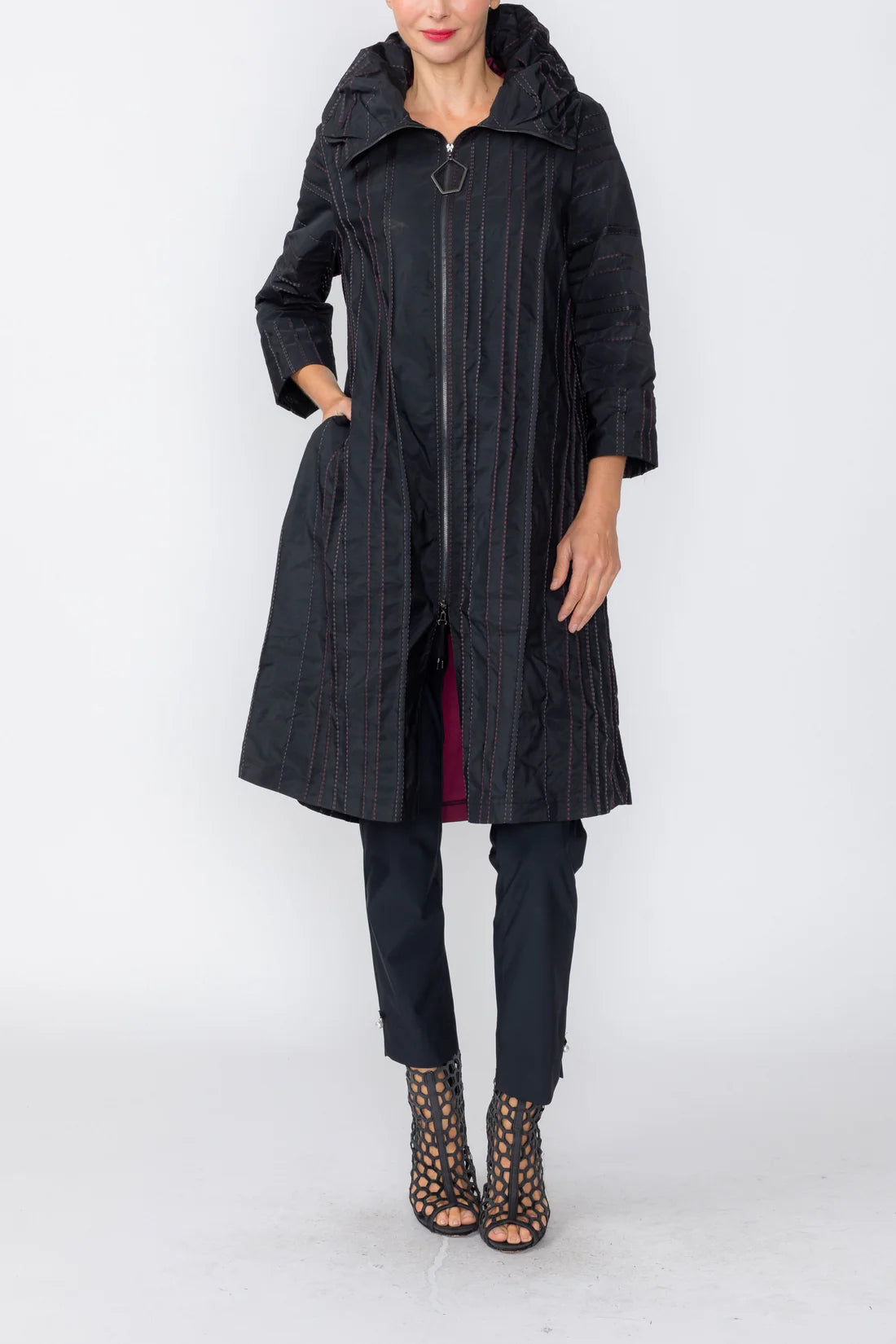 IC COLLECTION Jacket - 7940J - BLACK
