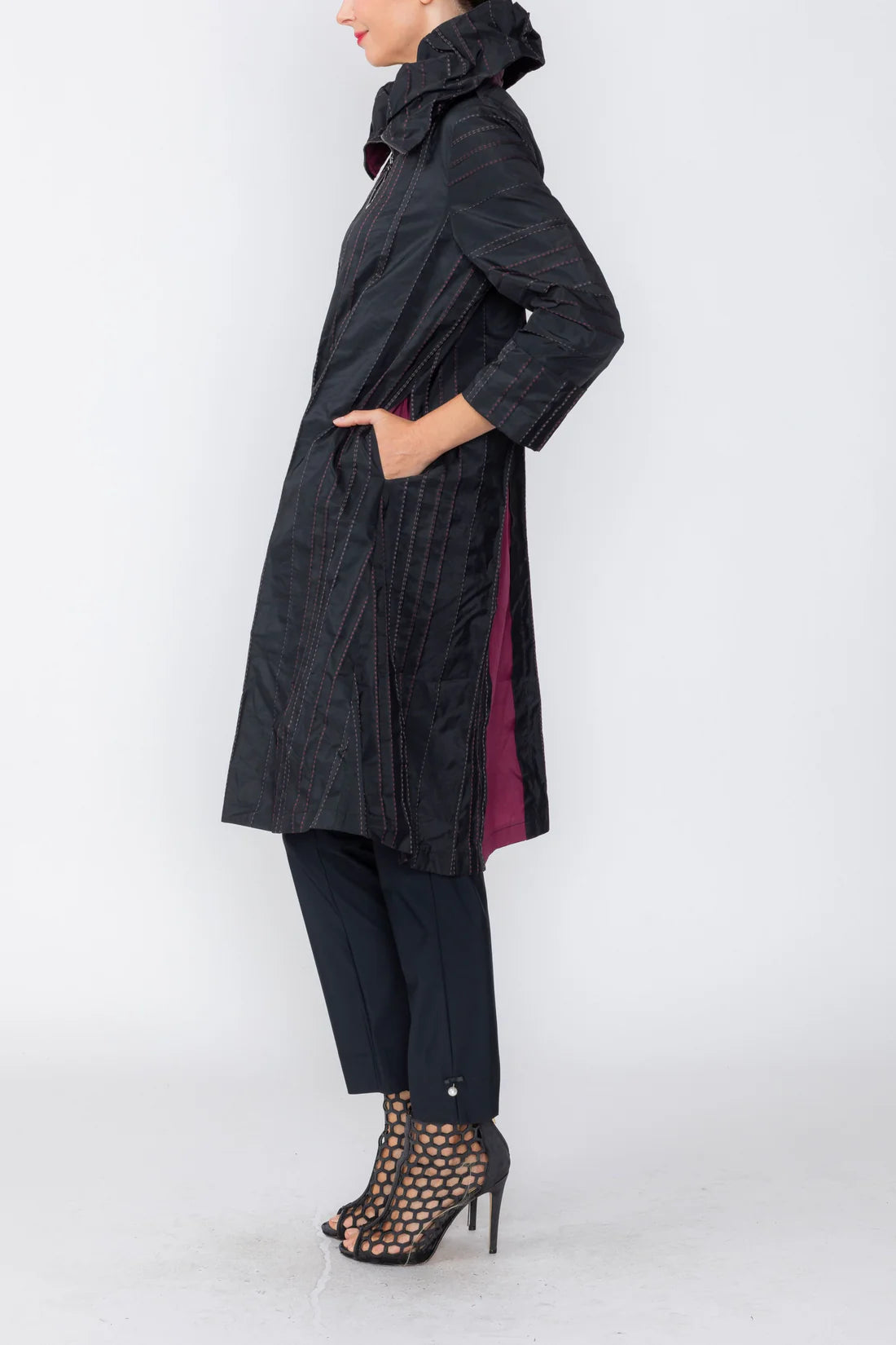 IC COLLECTION Jacket - 7940J - BLACK