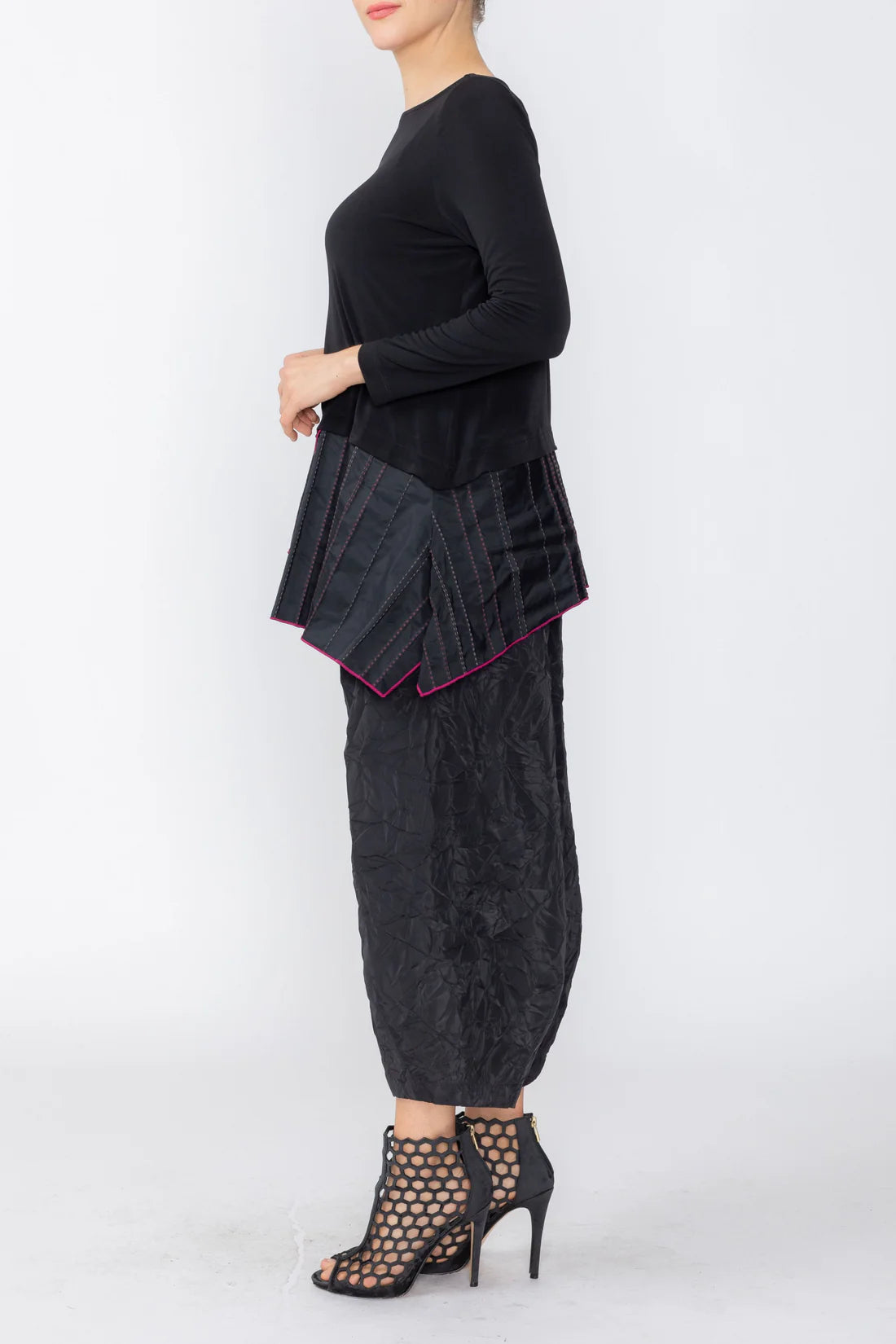 IC COLLECTION Top - 7941T - BLACK