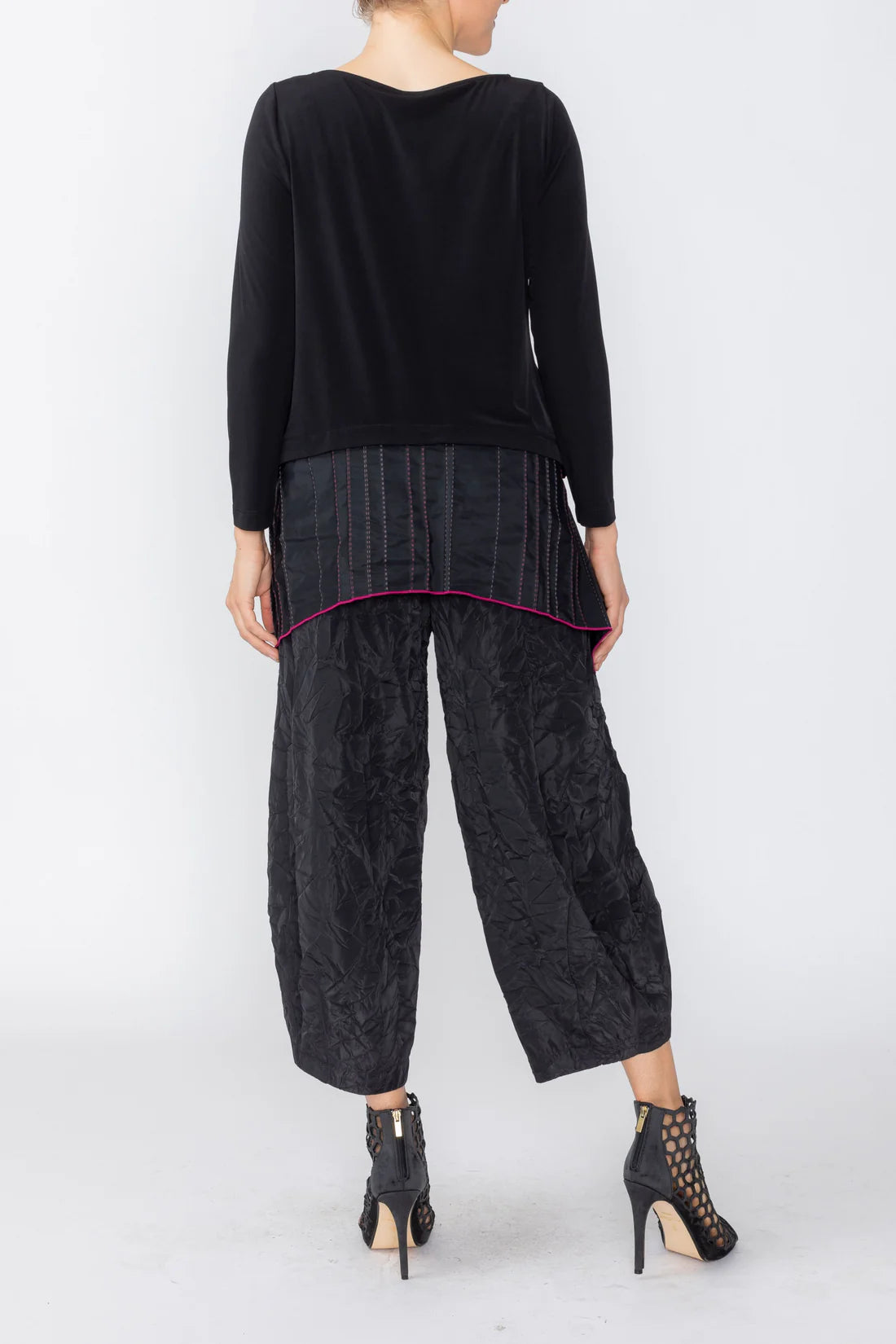 IC COLLECTION Top - 7941T - BLACK