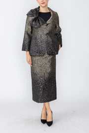 IC COLLECTION Skirt - 8025S - TAUPE