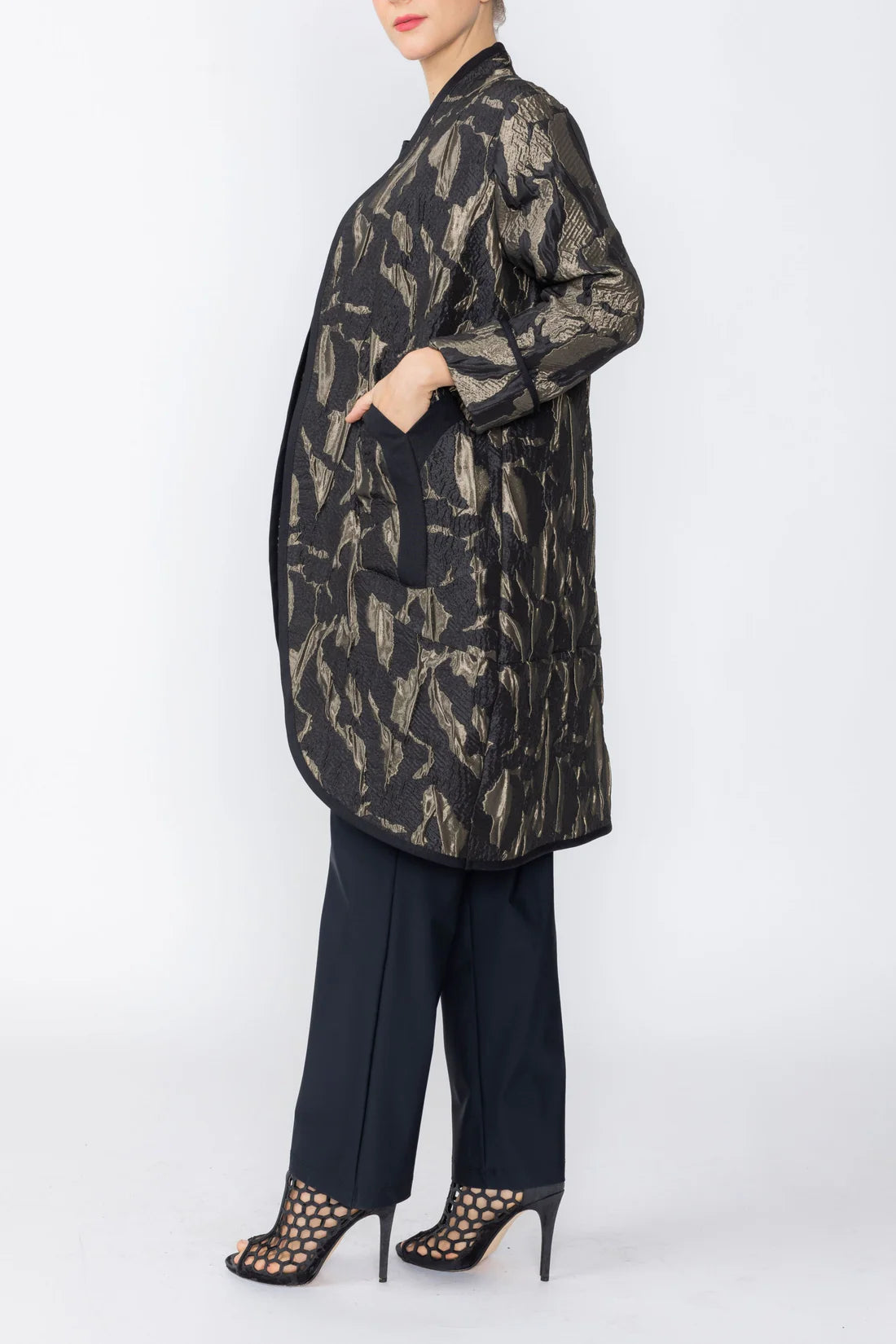 IC COLLECTION Jacket - 7952J - TAUPE