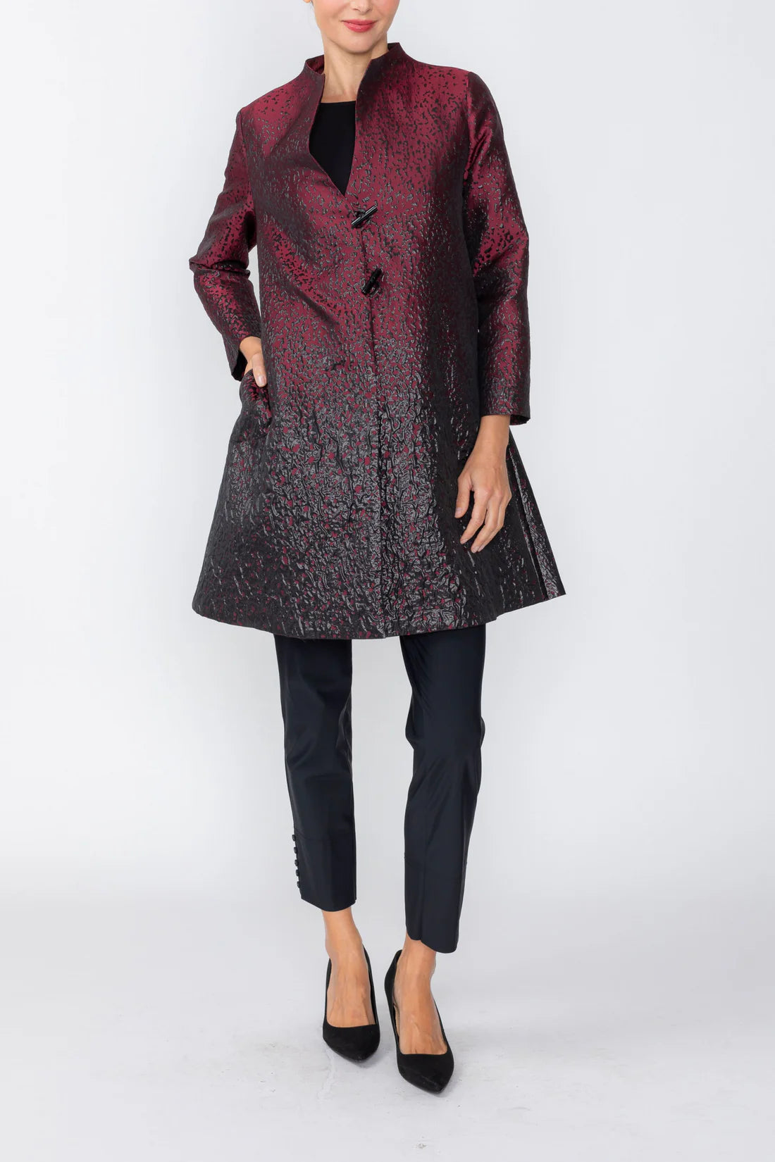 IC COLLECTION Jacket - 7956J - WINE
