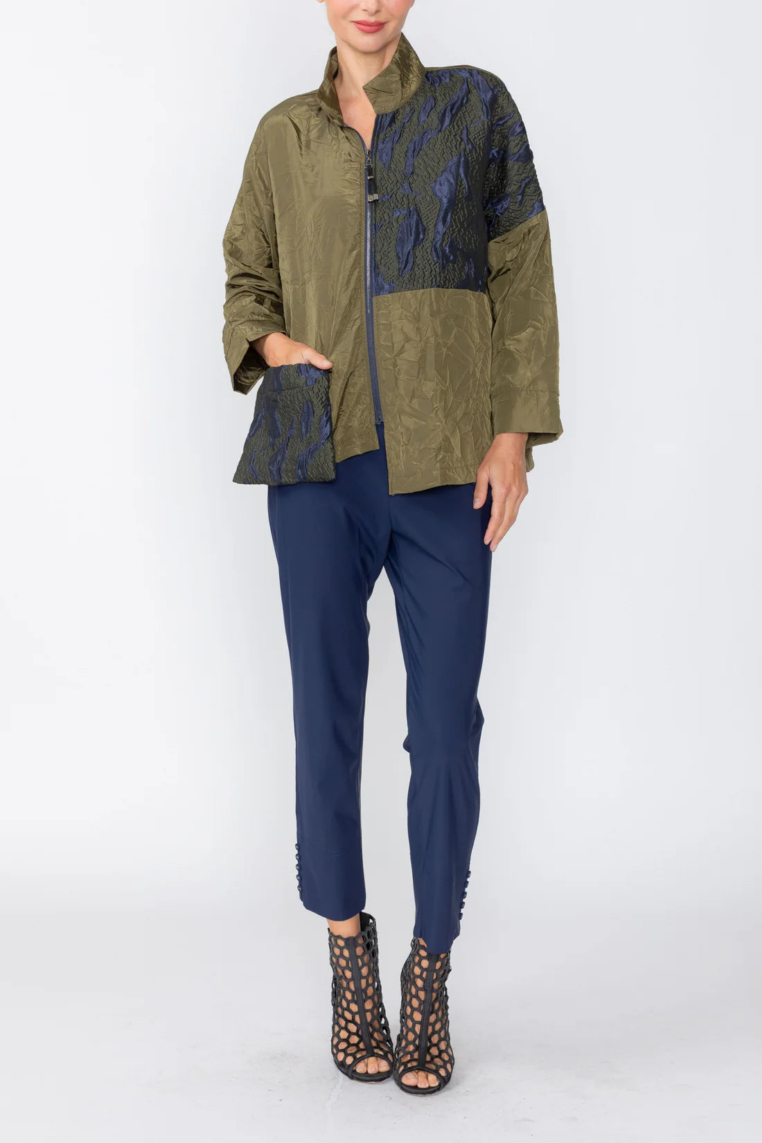IC COLLECTION Jacket - 7960J - TAUPE
