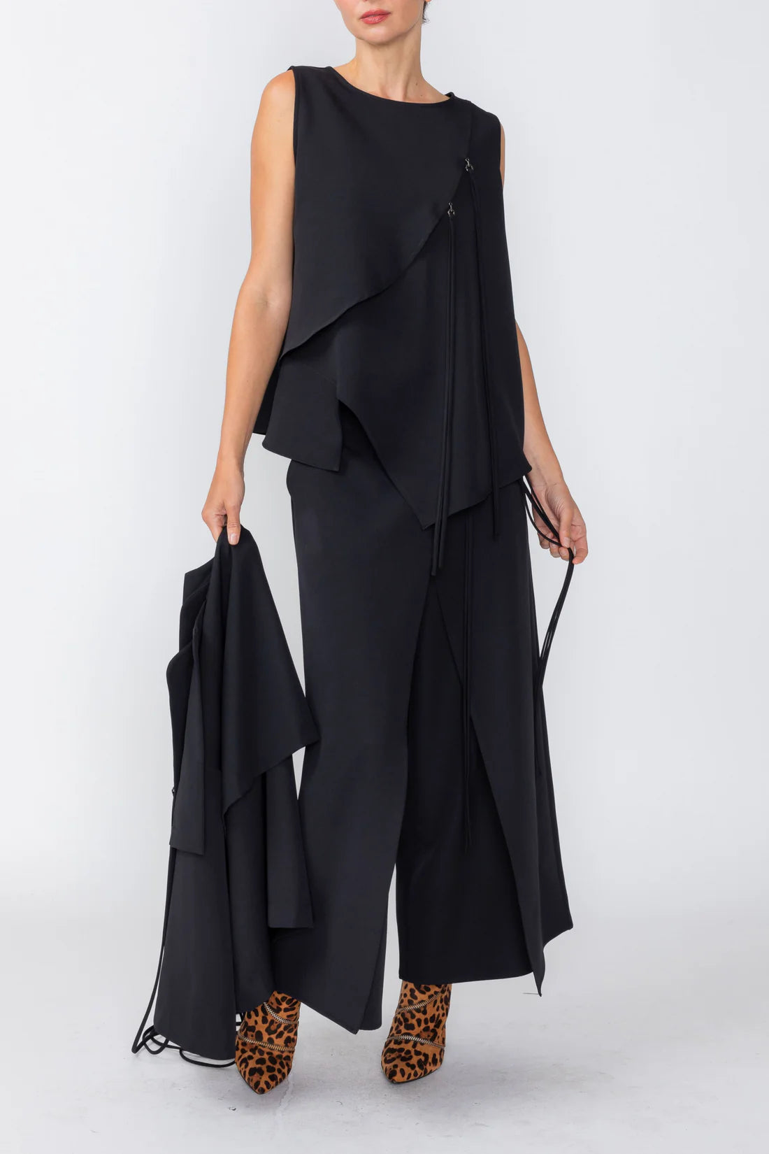 IC COLLECTION Top - 7961T - BLACK