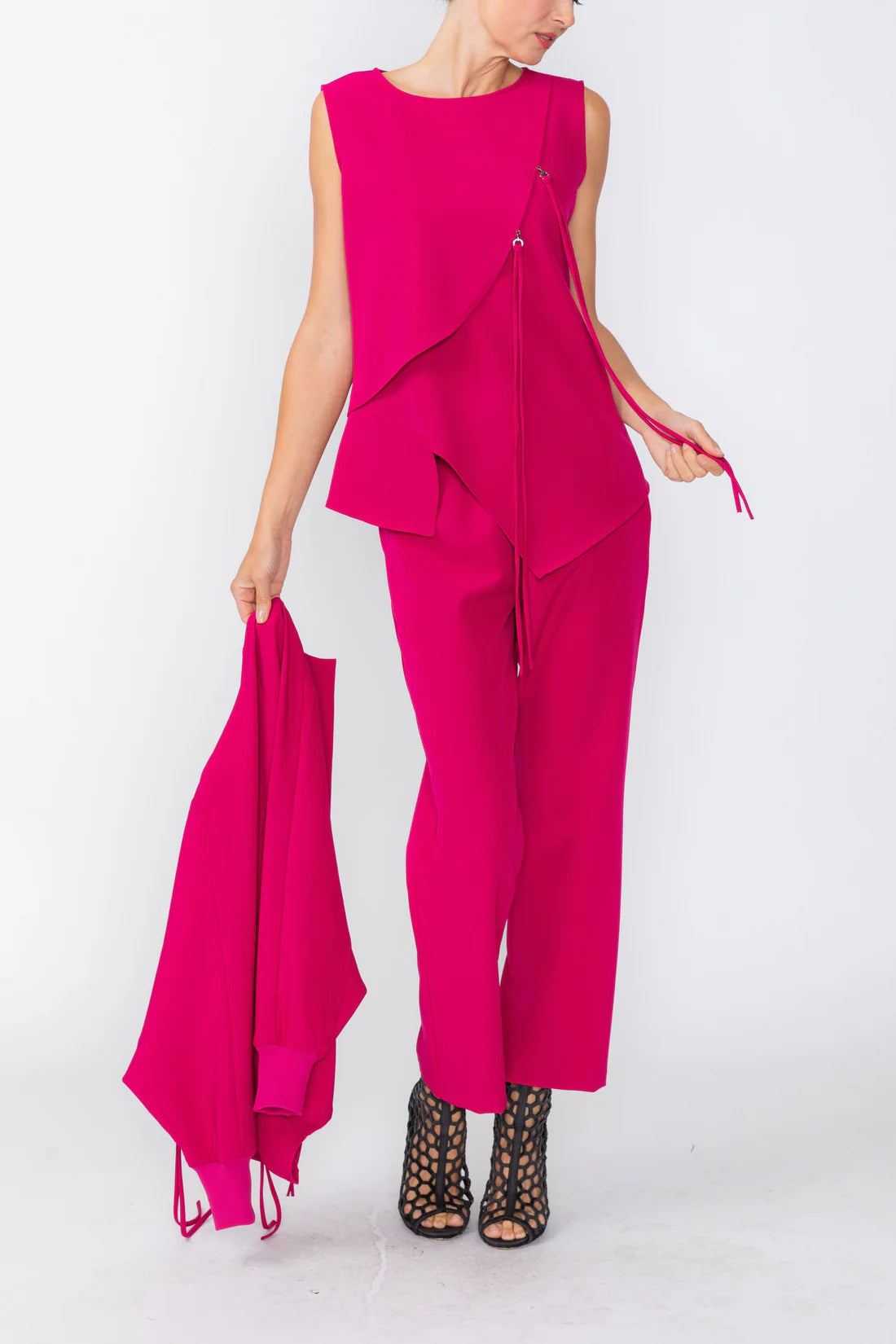 IC COLLECTION Pant - 7942P - MAGENTA