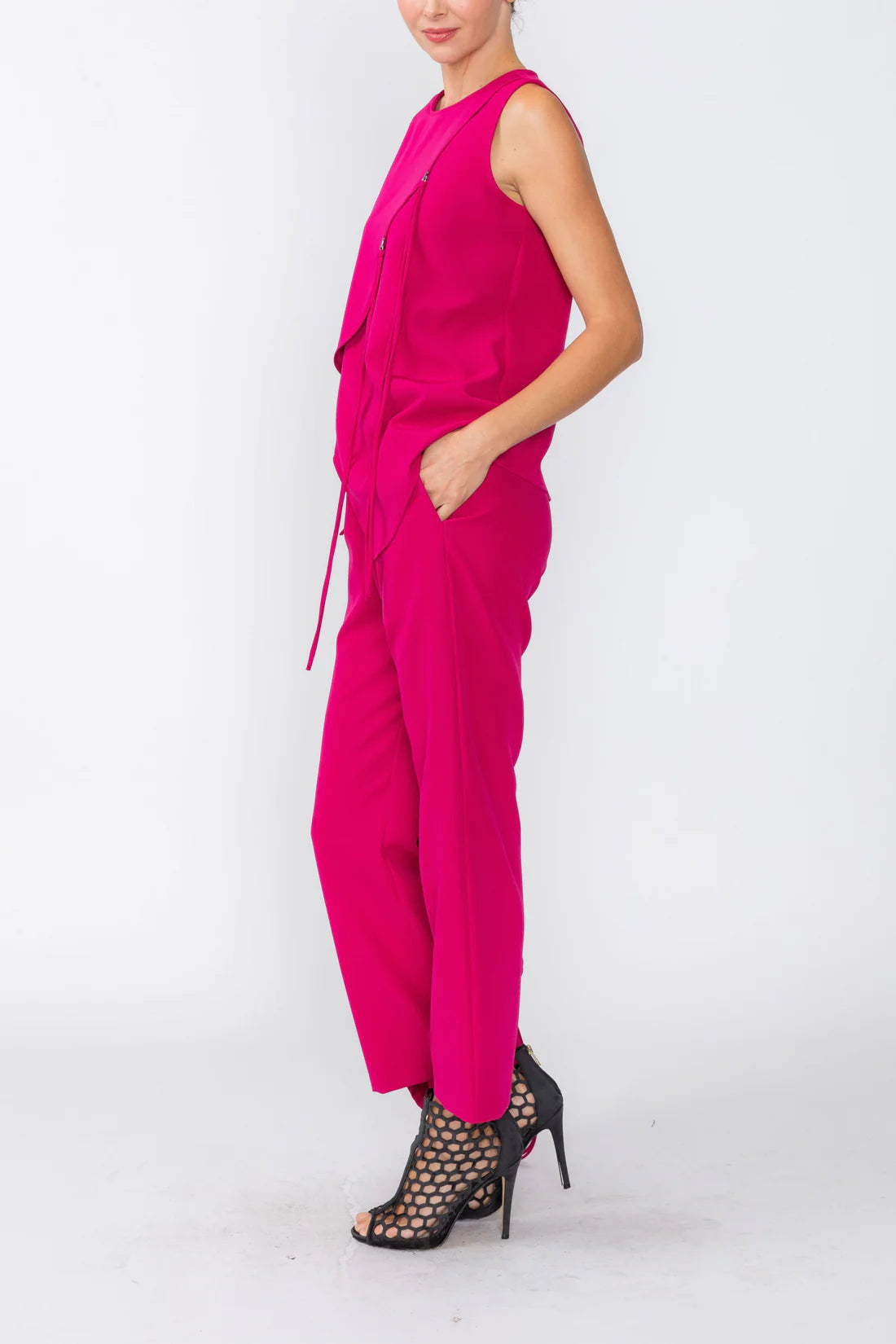 IC COLLECTION Pant - 7942P - MAGENTA