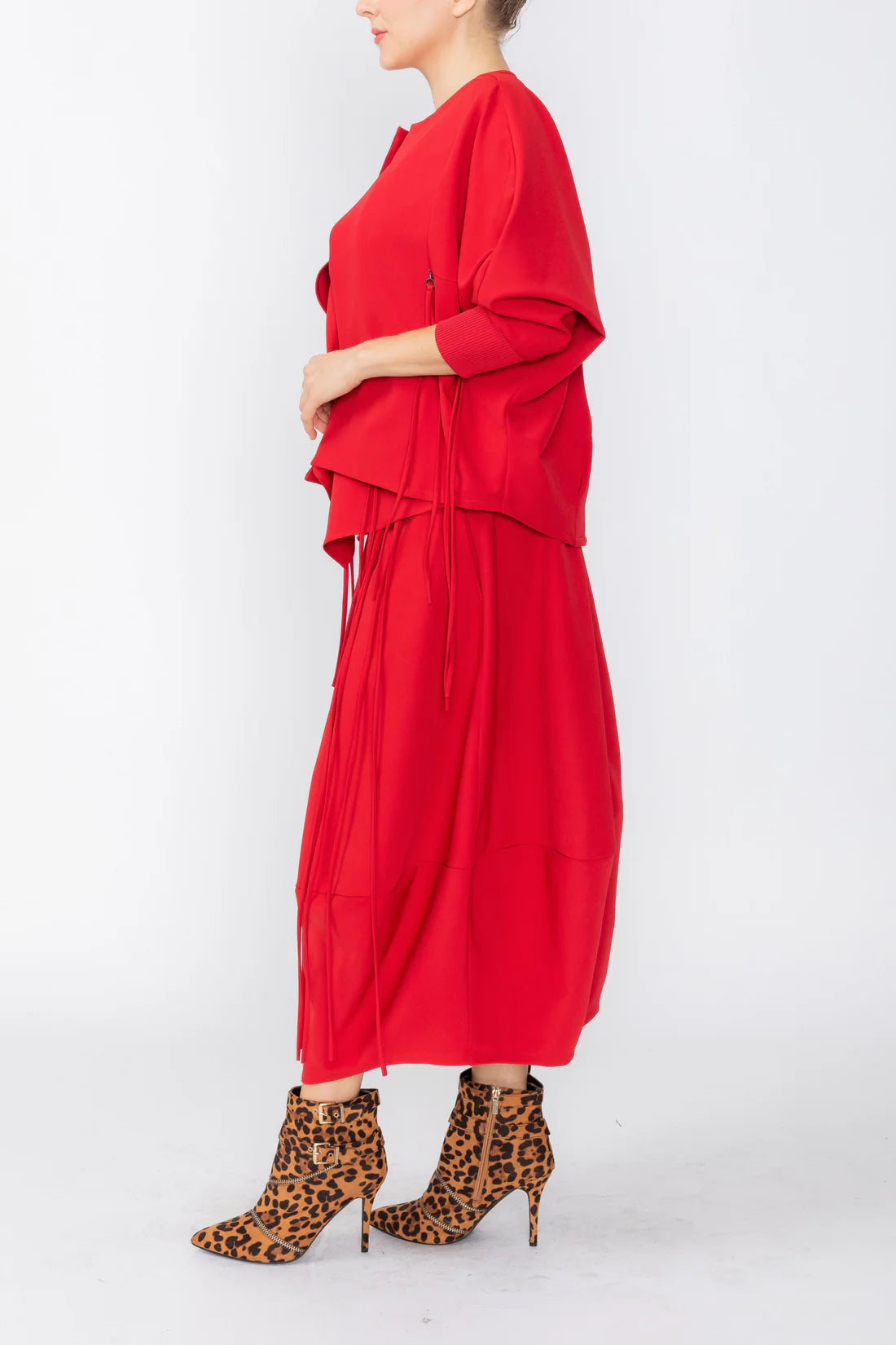 IC COLLECTION Skirt - 7957S - RED