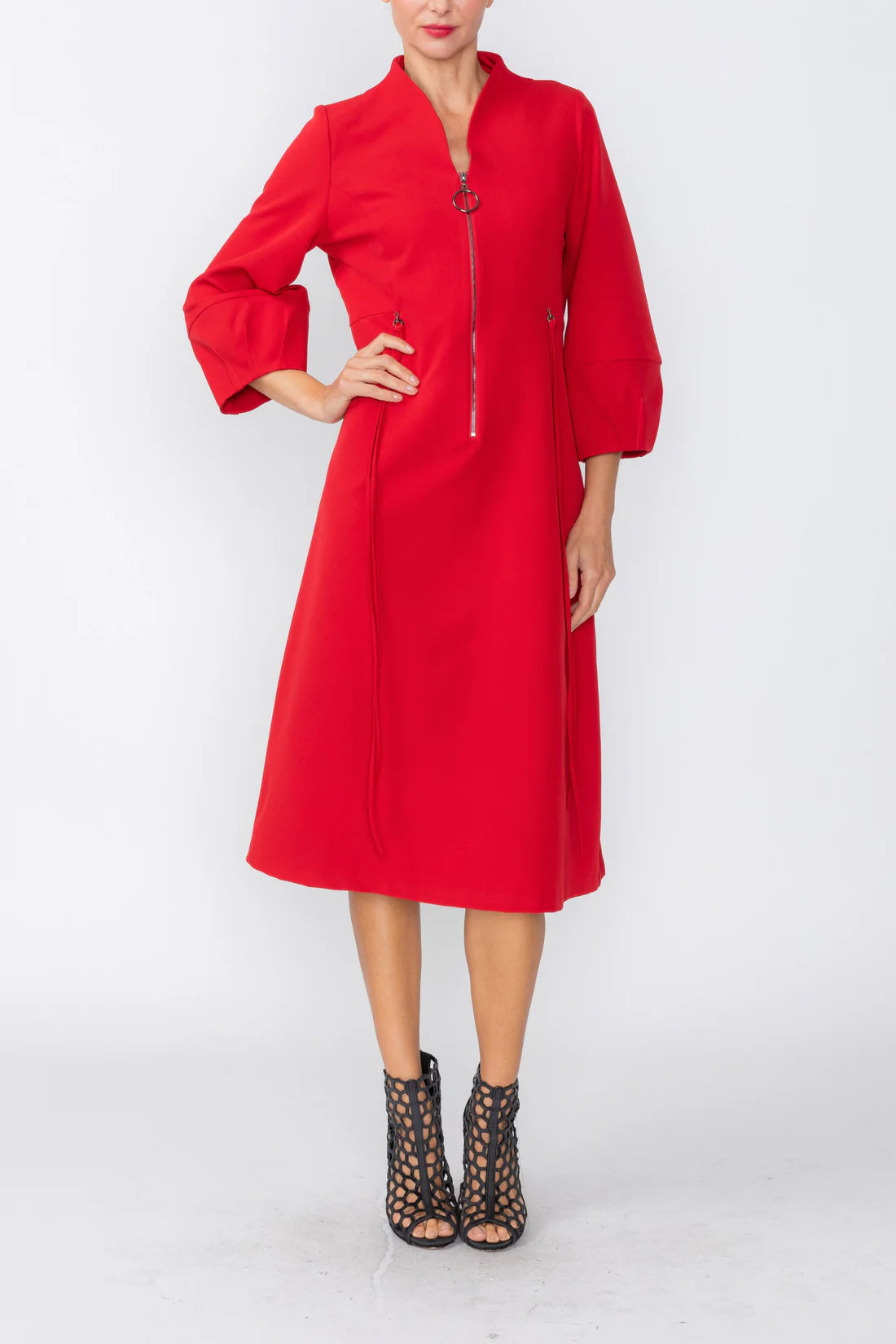 IC COLLECTION Dress - 7965D - RED