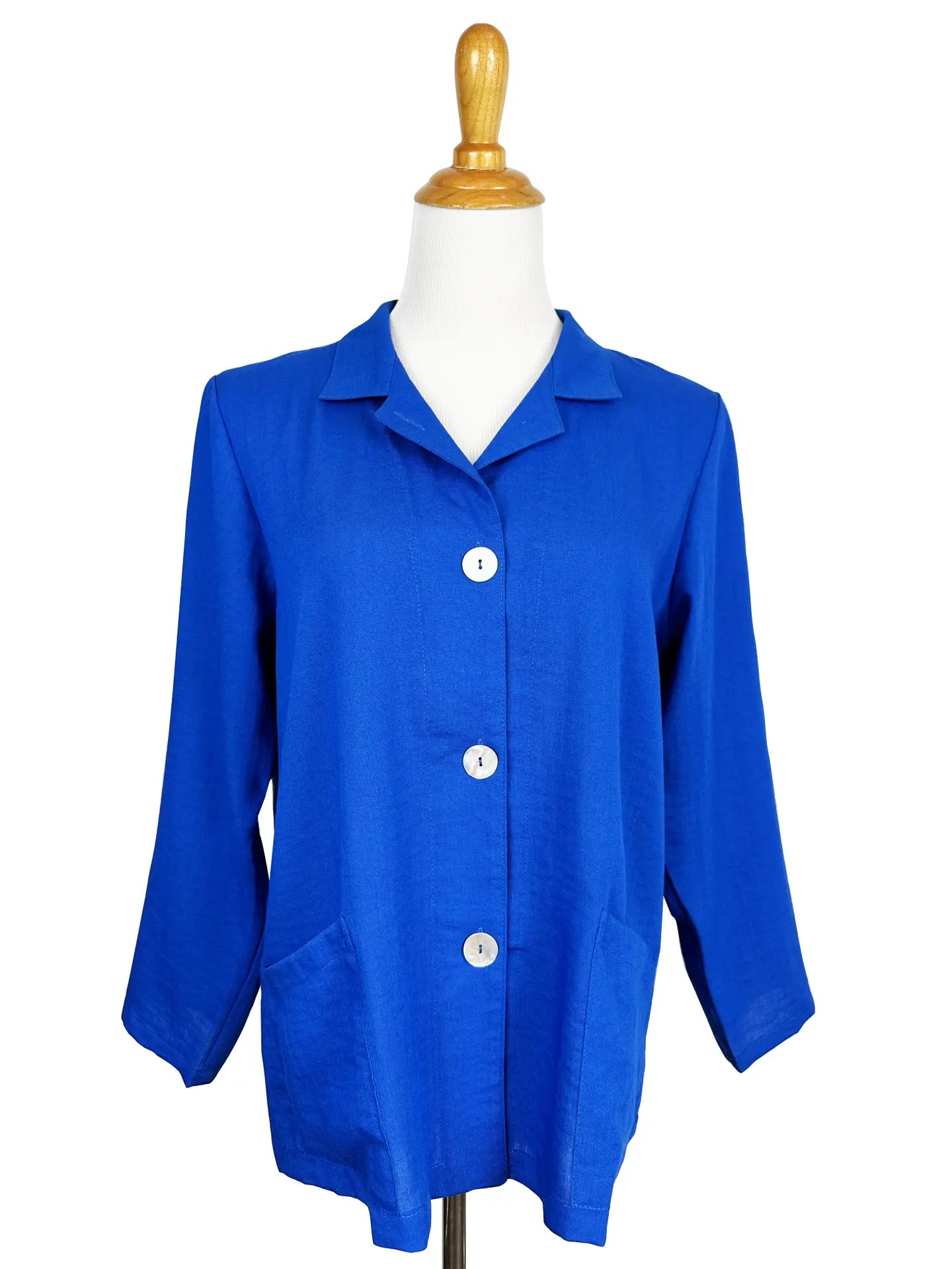Fridaze AA04 - Classic Two Pocket Linen Jacket