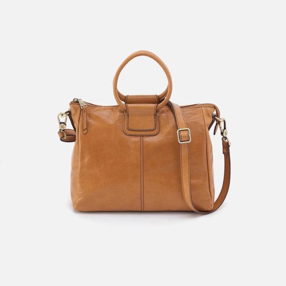 HOBO - Sheila Medium Satchel - NATURAL IN POLISHED LEATHER