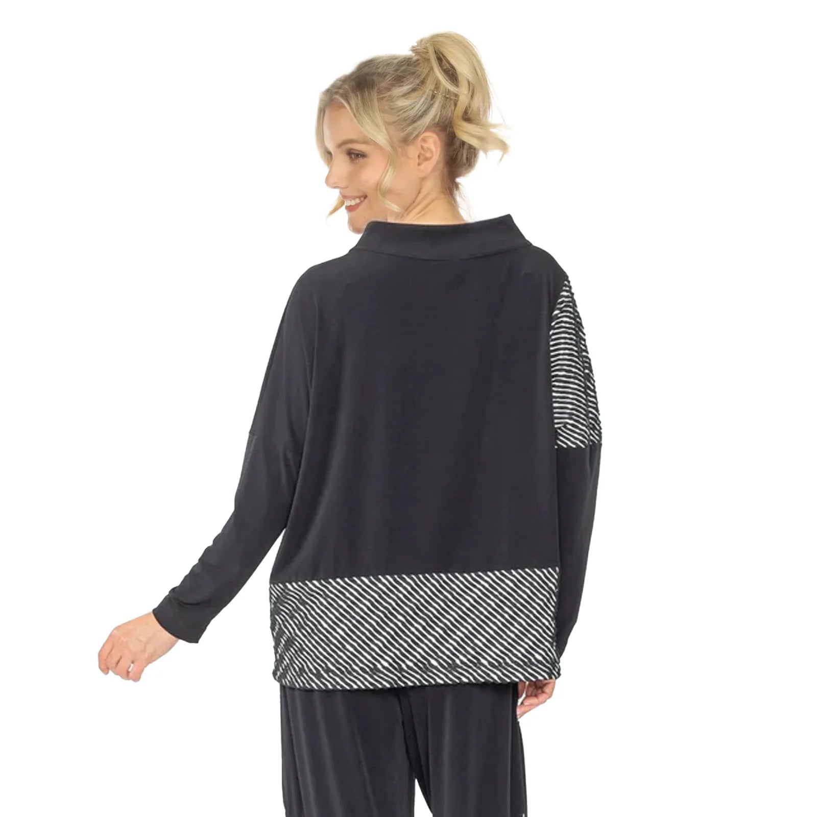 IC COLLECTION Top- 6901T- BLACK