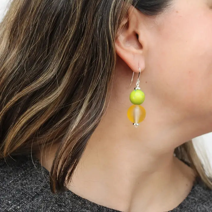 SYLCA Lime Frost Ombre Drops - SD26E03 - LIME