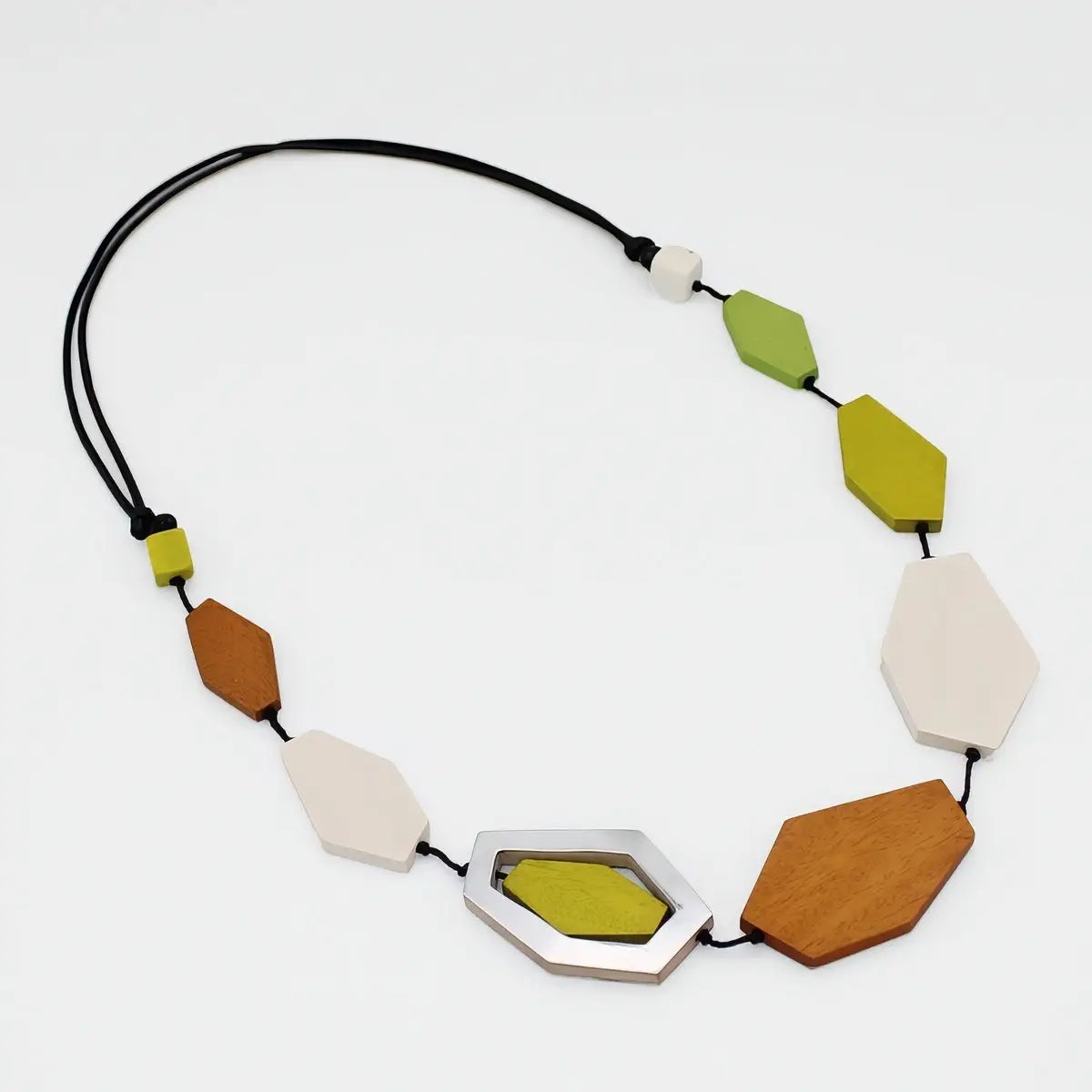 SYLCA Silver Accent Iva Statement Necklace