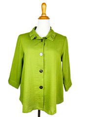 Fridaze AA311 - Flora Linen Jacket w/ Wire Collar