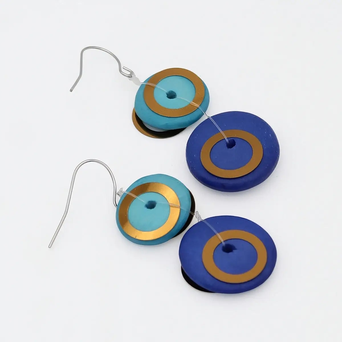 SYLCA Blue Adria Dangle Earrings