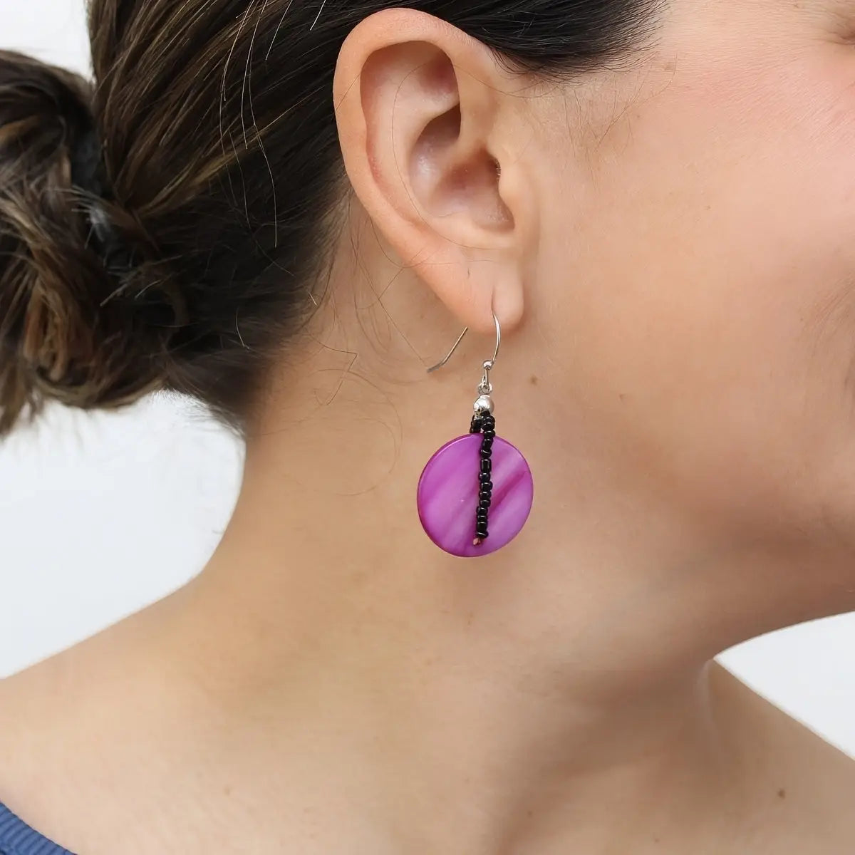 SYLCA Purple Sky Dream Earrings - LS26E08 - PURPLE