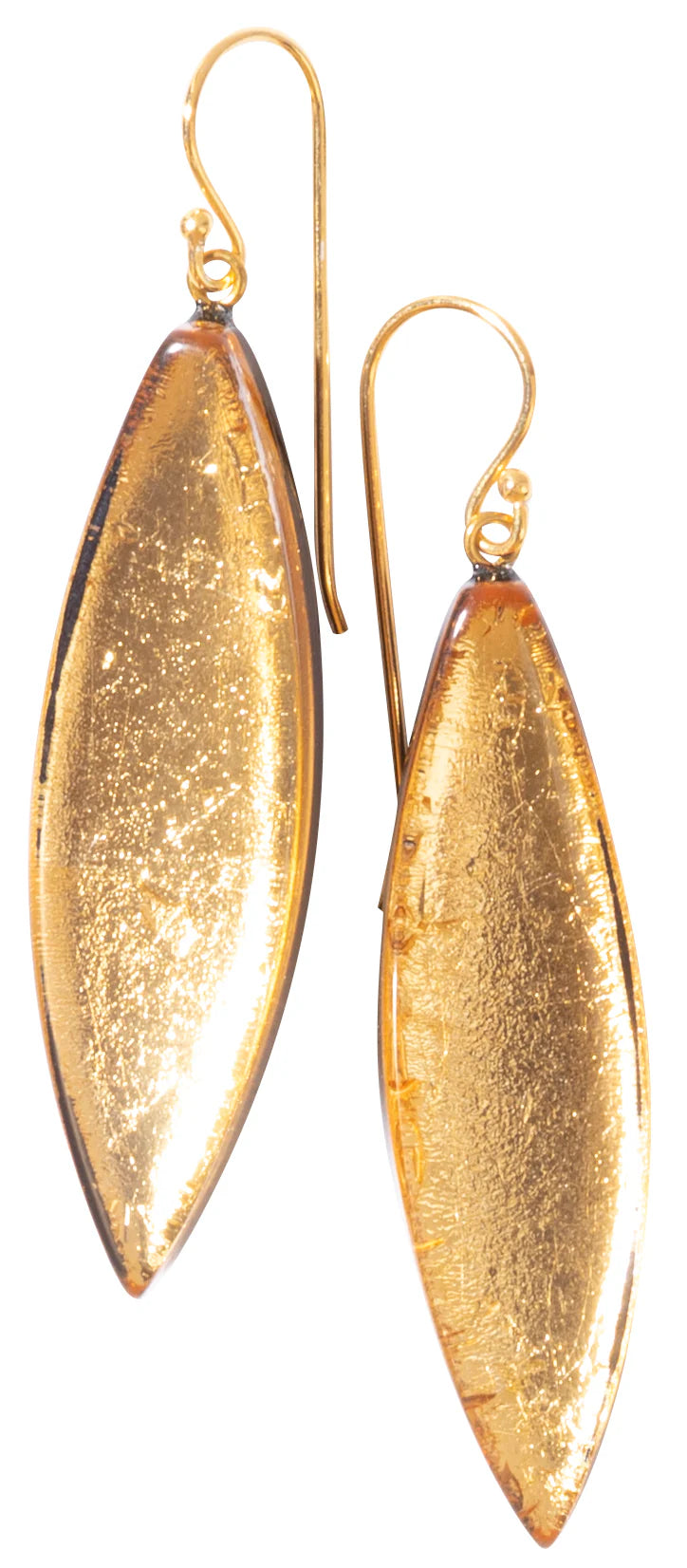 ZSISKA Design Radiance 1-Bead Earrings - GOLD