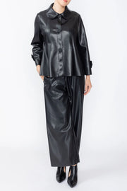 IC COLLECTION Pleats Jacket - 8059J - BLACK