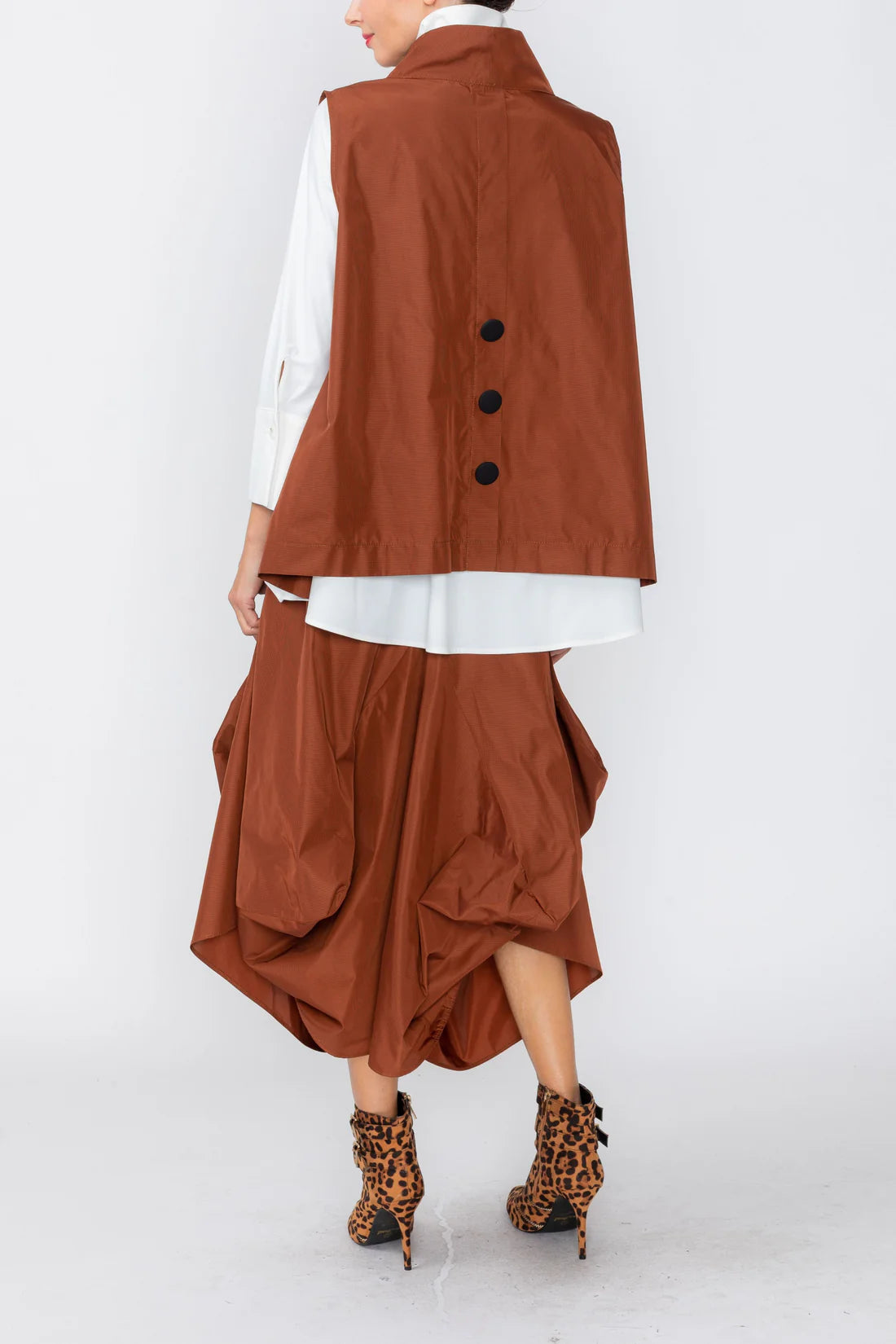 IC COLLECTION Skirt - 7716S - RUST