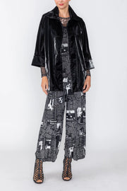 IC COLLECTION Jacket - 8066J - BLACK