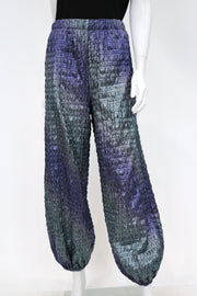 IC COLLECTION Pants - 8070P - PURPLE AND TEAL
