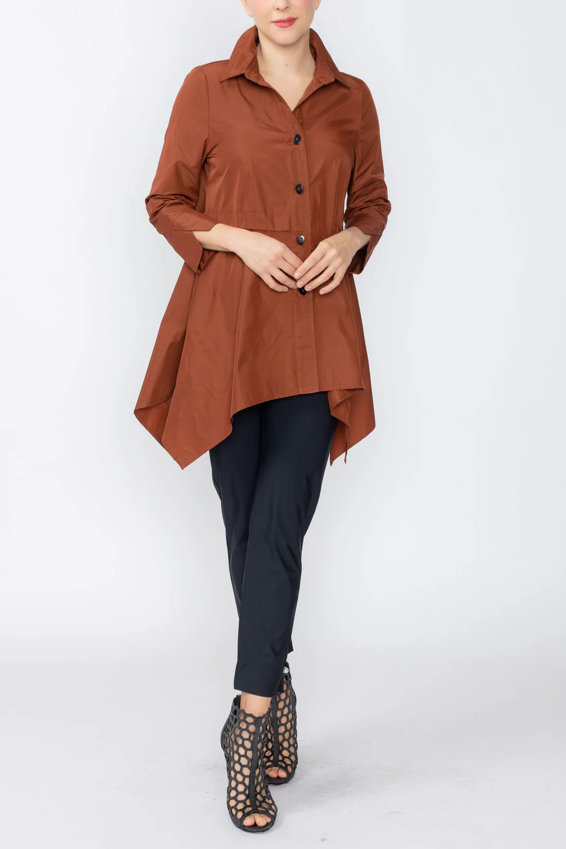 IC COLLECTION Blouse - 8074B - RUST