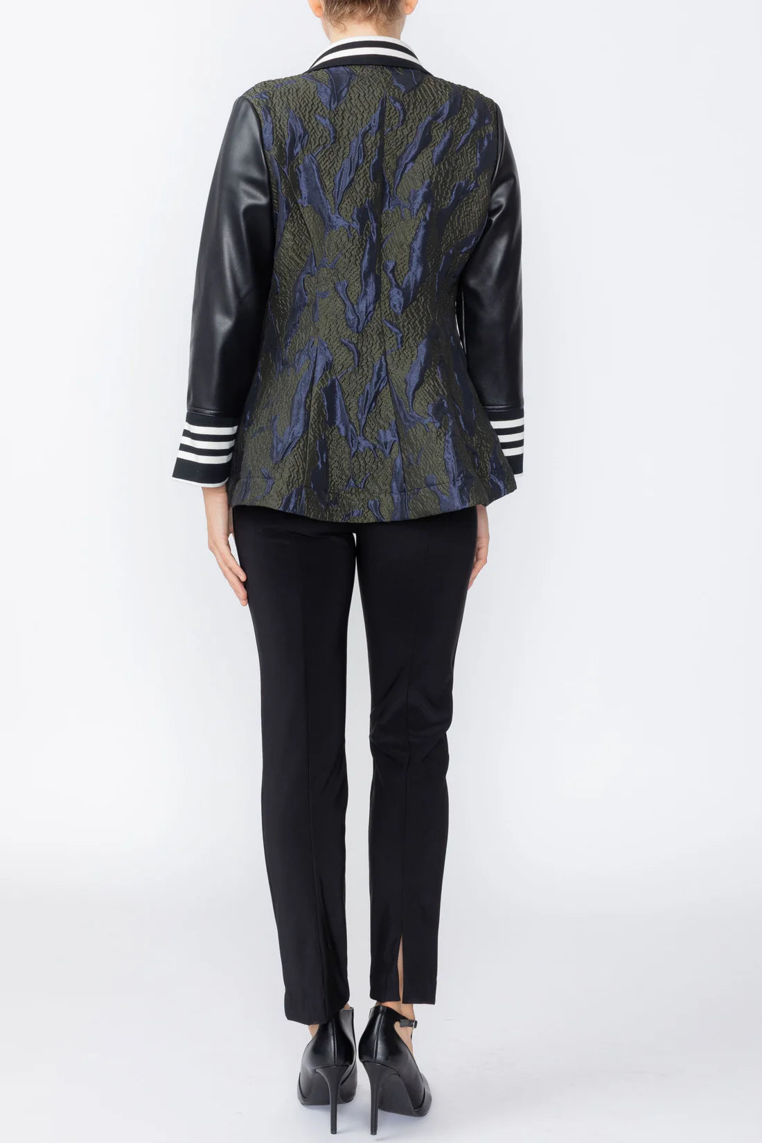 IC COLLECTION Blazer Jacket - 8075J - NAVY