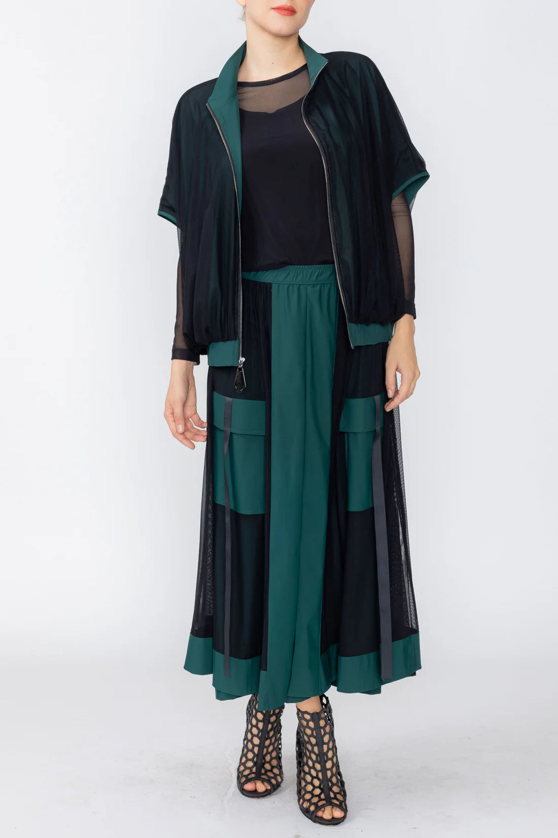 IC COLLECTION Vest - 8076V - HUNTER GREEN