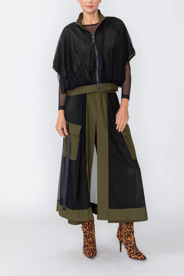 IC COLLECTION Pant - 8061P - OLIVE