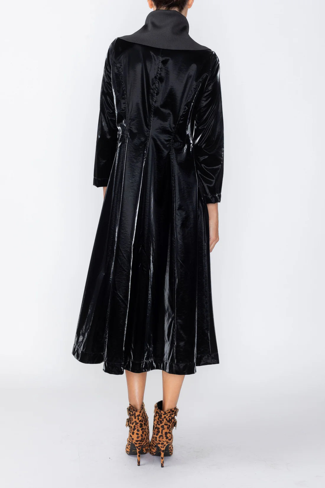 IC COLLECTION Long Jacket - 8077J - BLACK