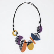 SYLCA Warm Multi Polka Dot Inez Necklace - LS25N17 - WARM MULTI