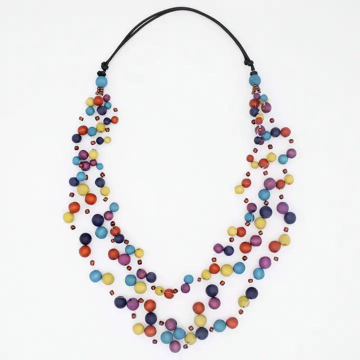 SYLCA Multi Color Carmella Necklace - MULTI