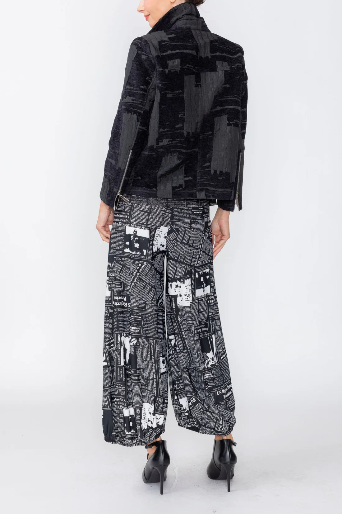 IC COLLECTION Jacket - 8202J - BLACK