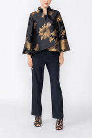 IC COLLECTION One Button Jacket - 8207J - BLACK