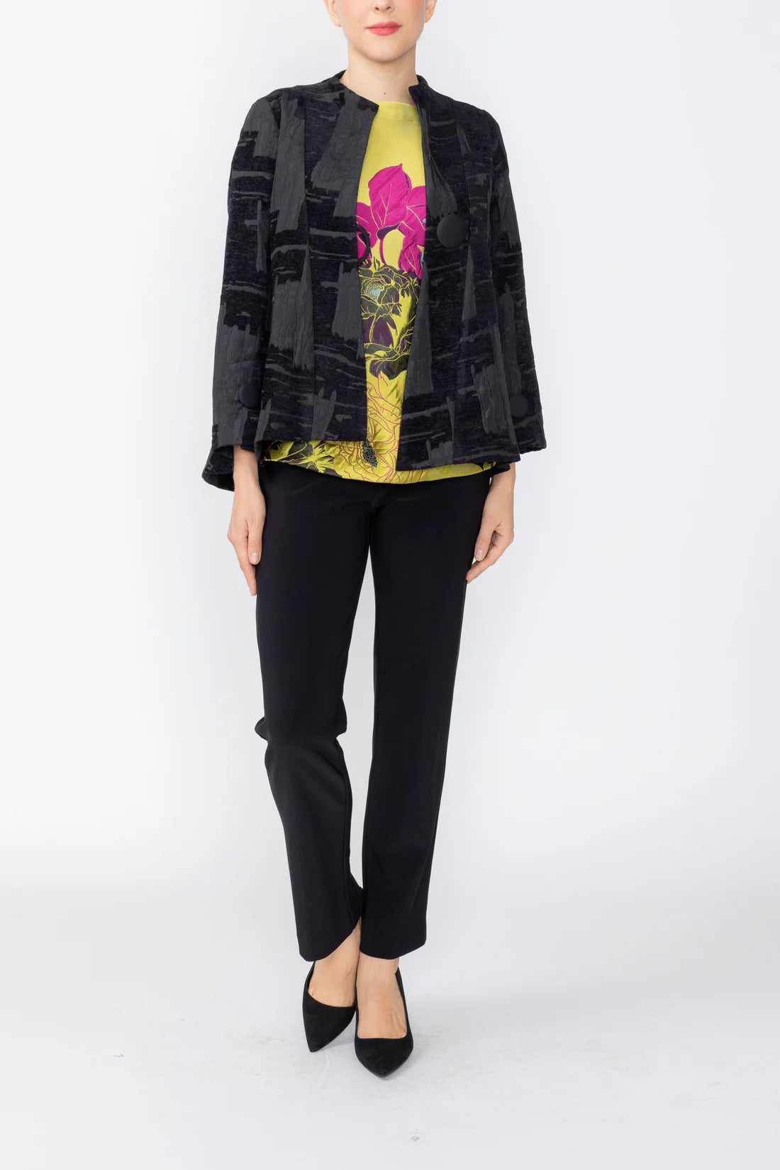 IC COLLECTION Jacket - 8216J - BLACK