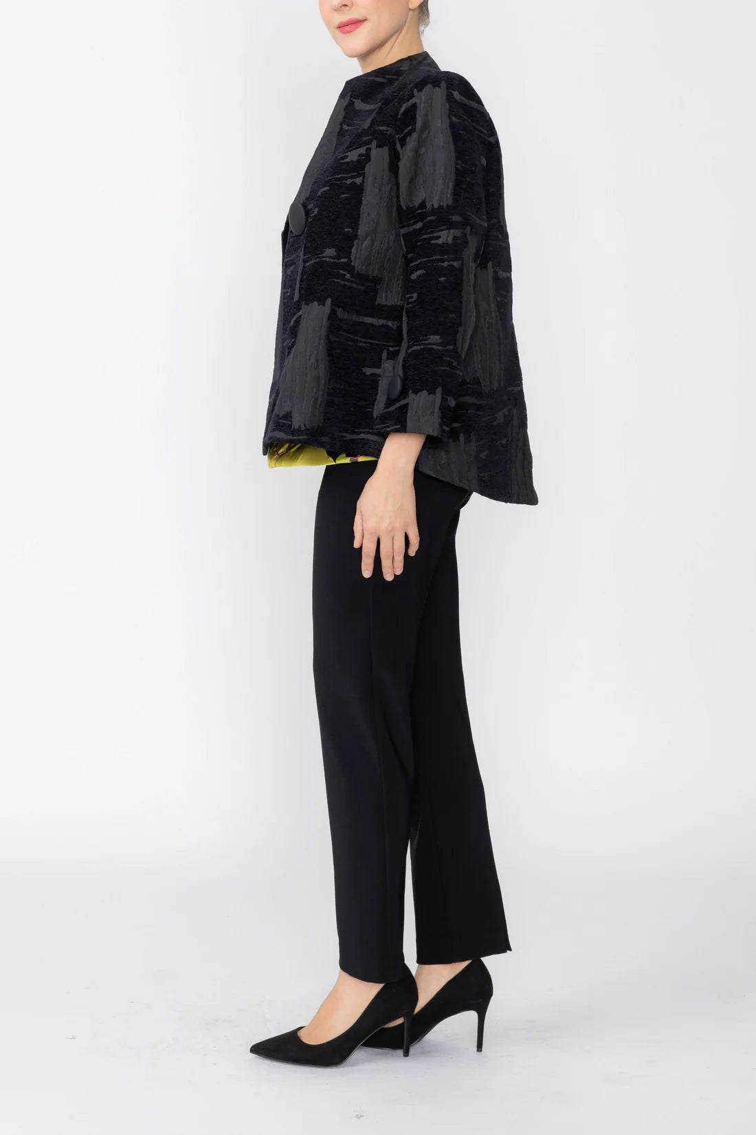 IC COLLECTION Jacket - 8216J - BLACK