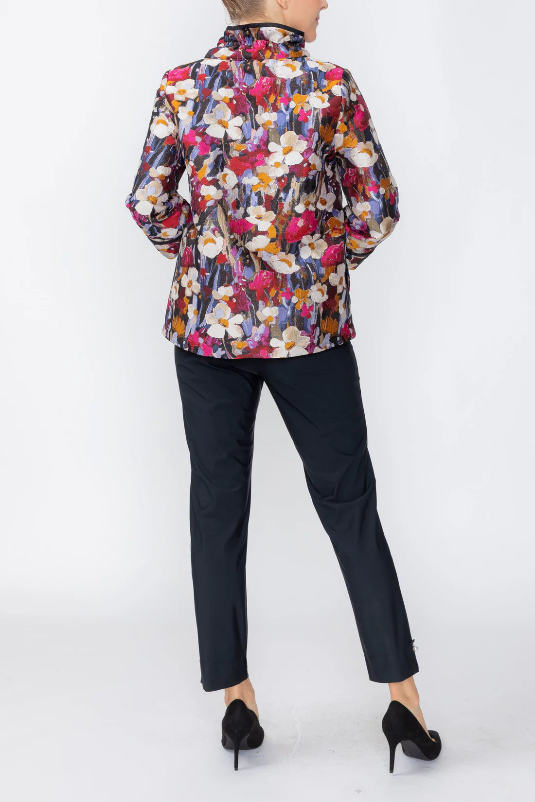IC COLLECTION Front Zip Jacket Jacket - 8221J - MULTI