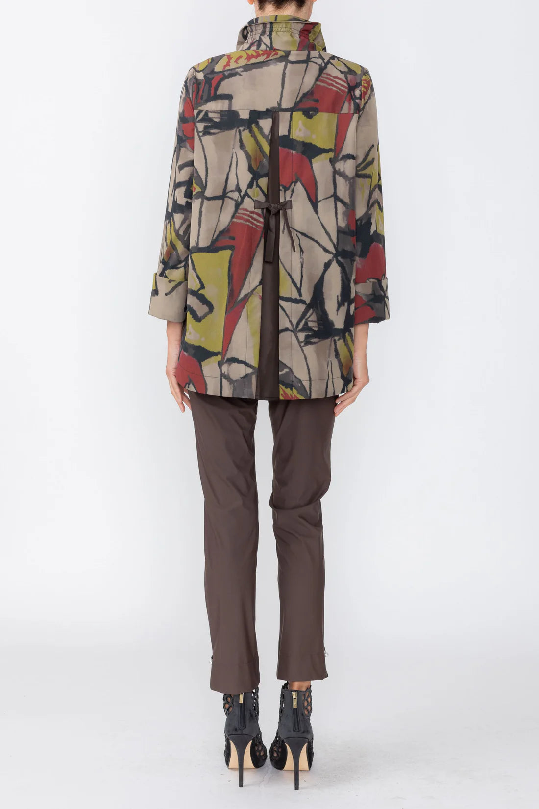 IC COLLECTION Zip Front Jacket - 8223J - MULTI