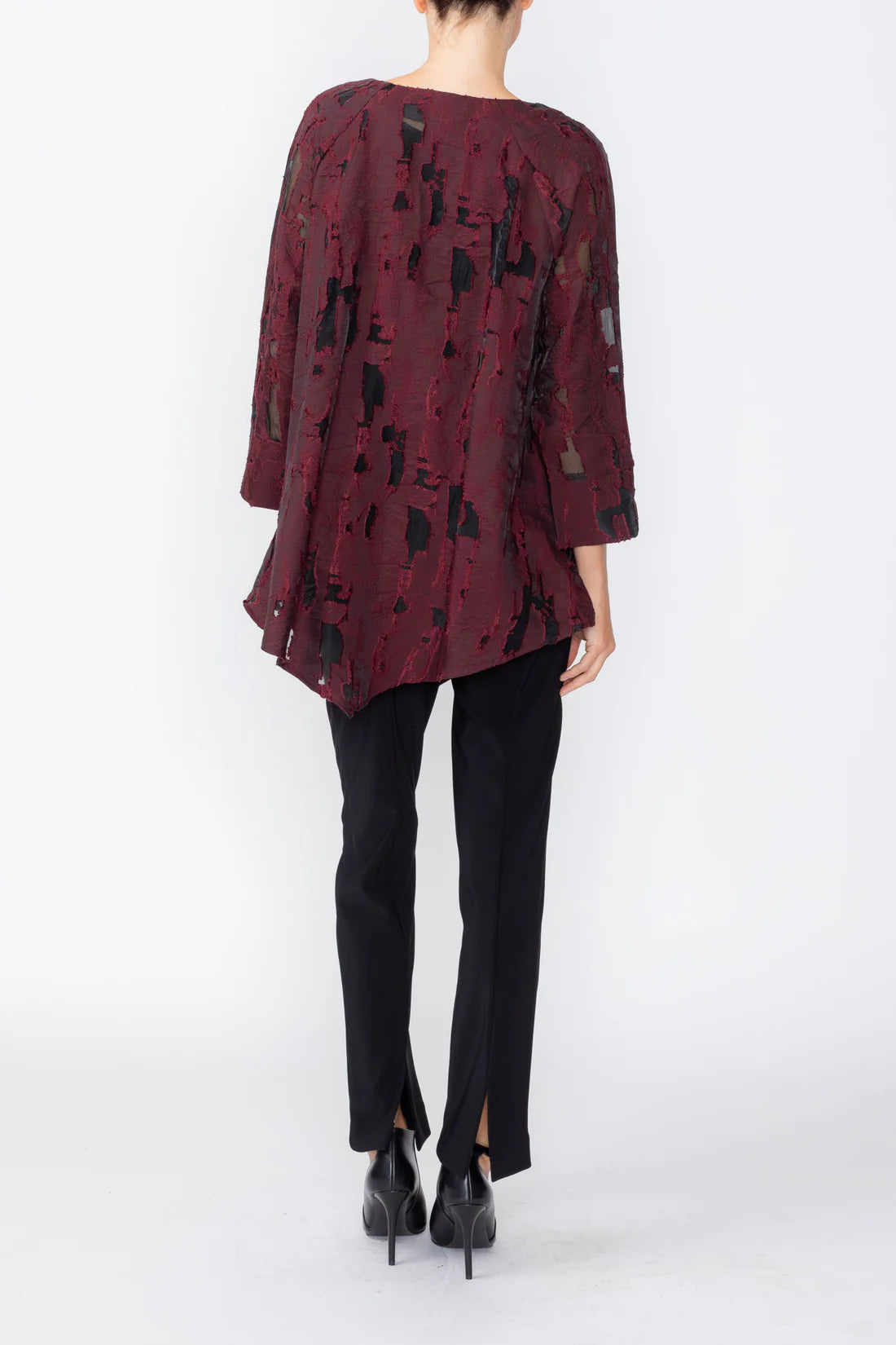 IC COLLECTION Top - 8229T - WINE
