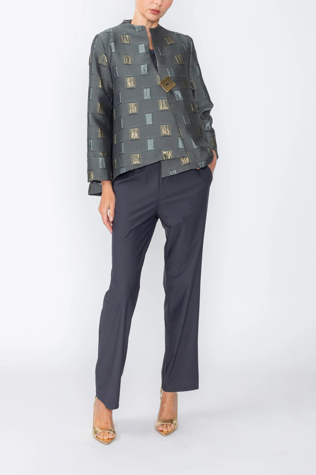 IC COLLECTION Jacket - 8236J - TAUPE