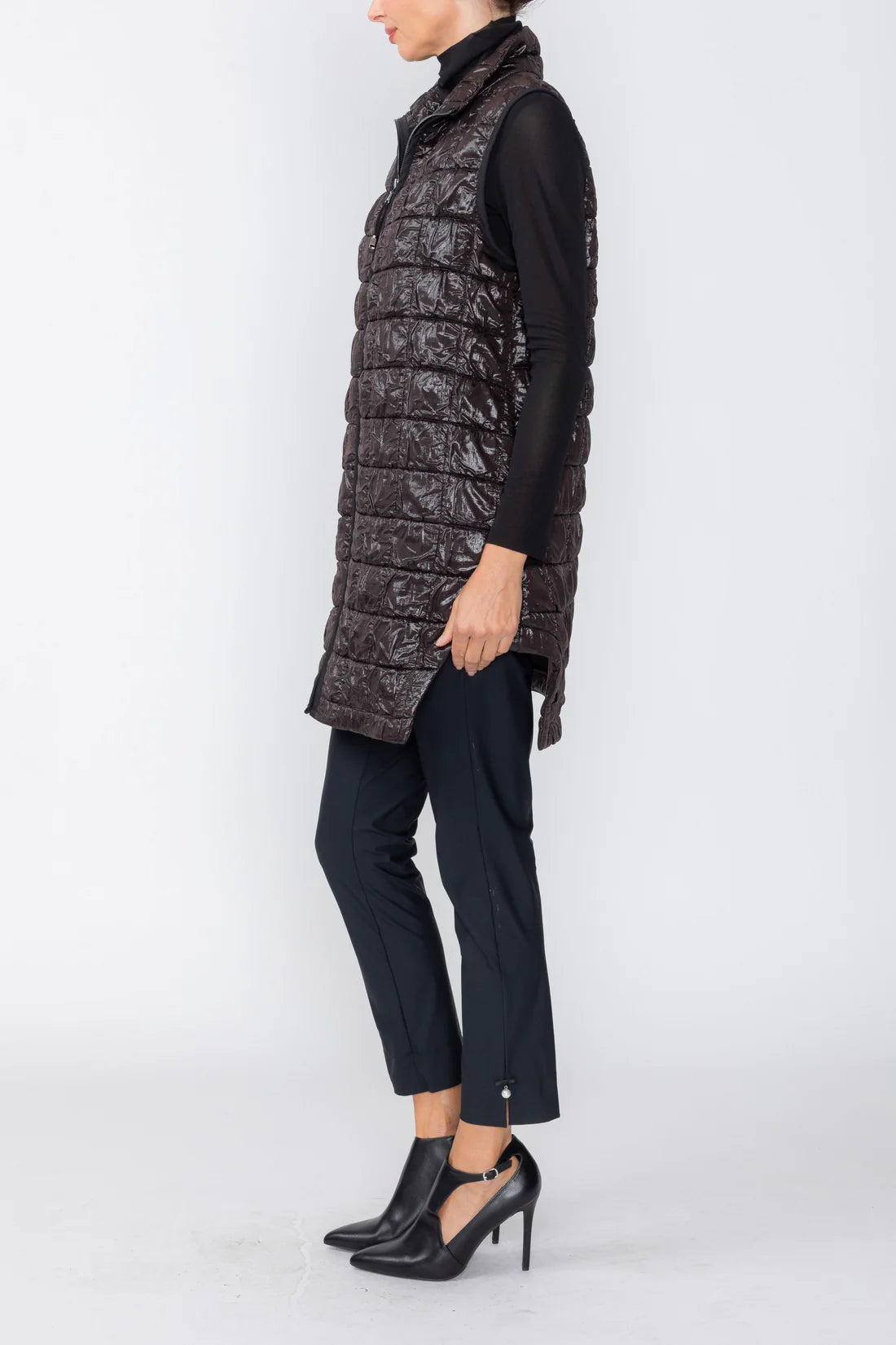 IC COLLECTION Vest - 8256V - BROWN