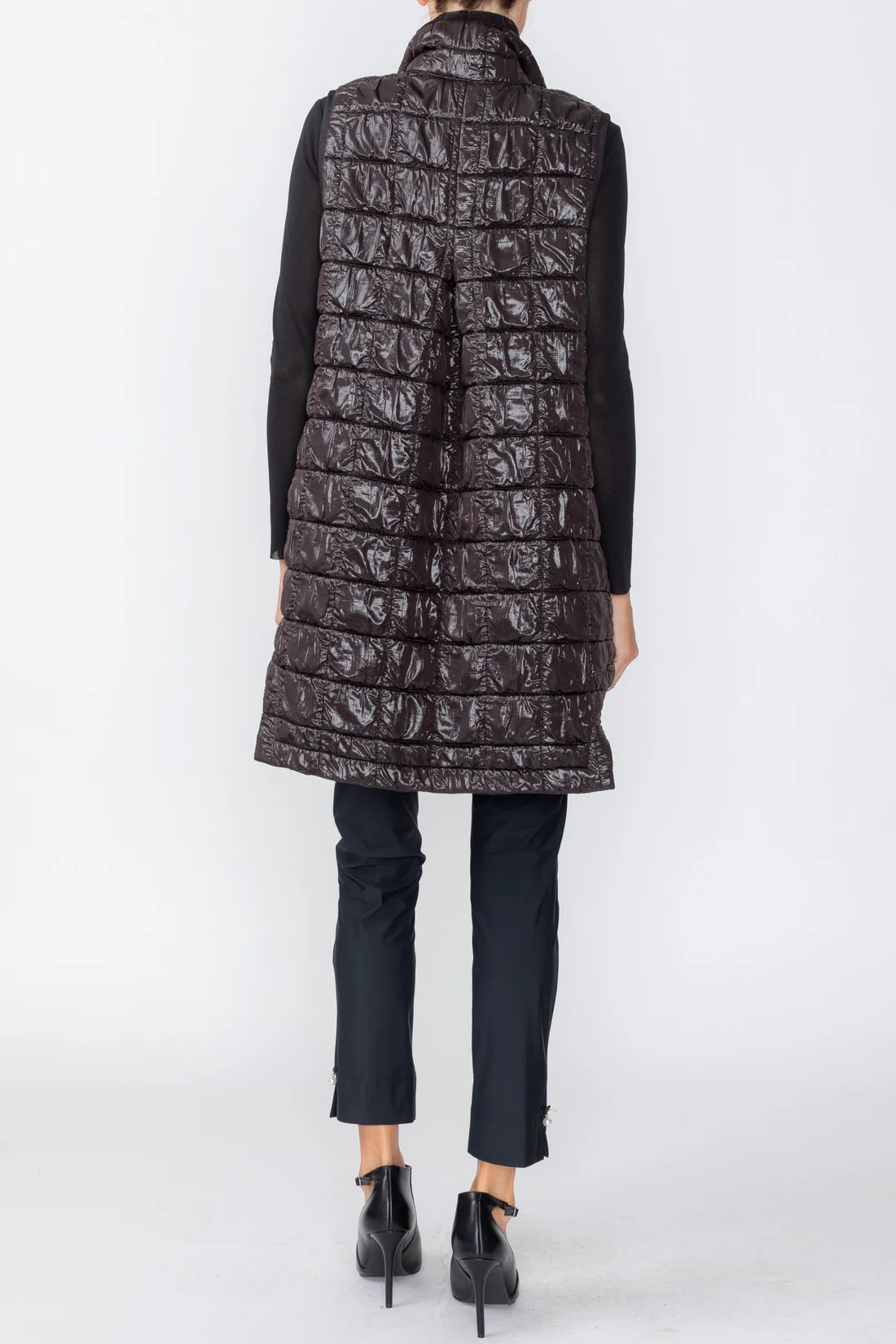 IC COLLECTION Vest - 8256V - BROWN