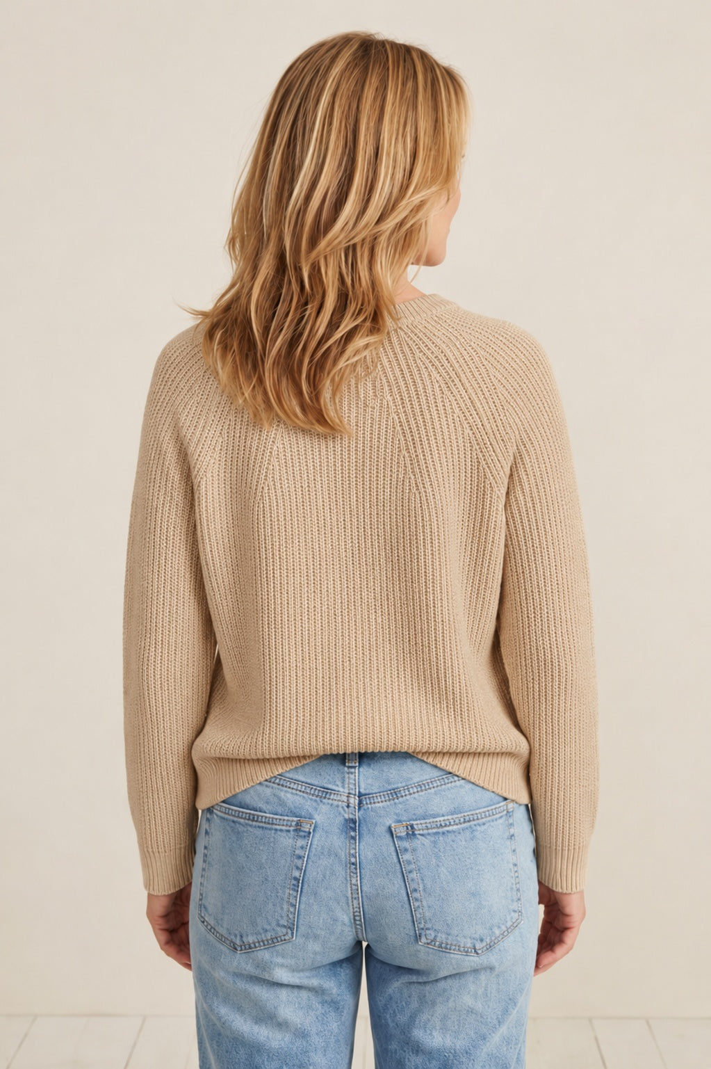 Habitat Shoreside Shaker Stitch Cardigan - 83481 - SAND