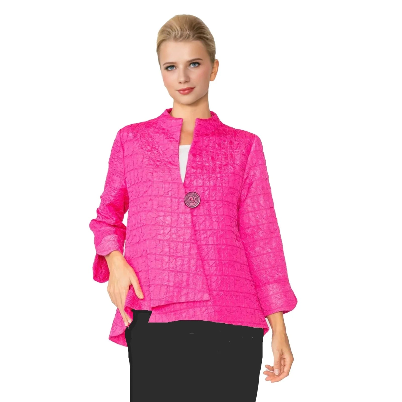 IC COLLECTION Jacket- 6288J- FUCHSIA