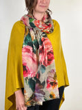 Dolma Cashmere Poncho - LOTTA YELLOW