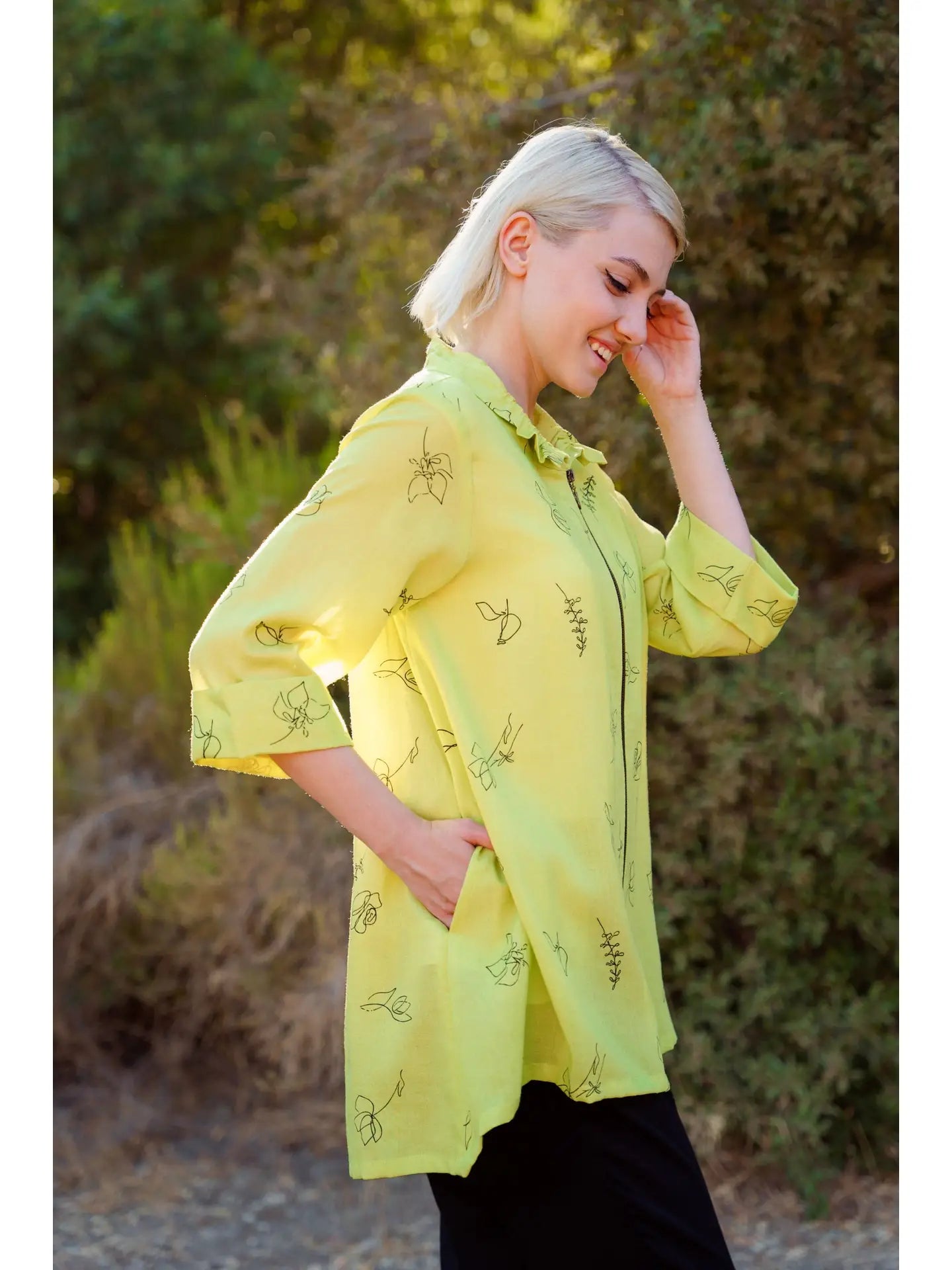 Fridaze AA328 - Josie Linen Jacket