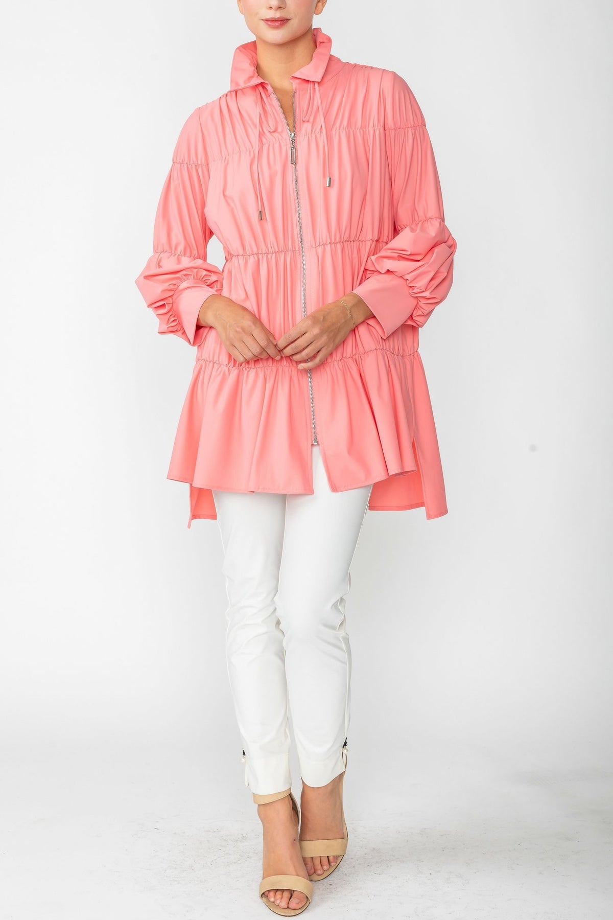IC COLLECTION Jacket - 8420J - CORAL