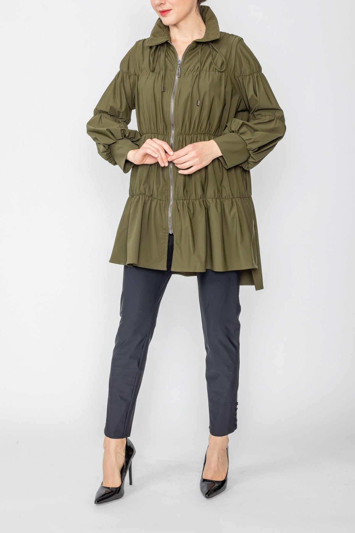 IC COLLECTION Jacket - 8420J - OLIVE